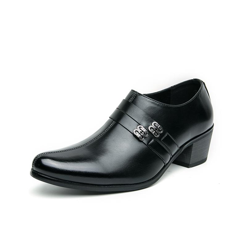 Marque Haut de Gamme Chaussures de Ville pour Homme Cuir Augmentation de la Hauteur Chaussures Britanniques Homme Chaussures à Bout Pointu Mariage Livraison Gratuite