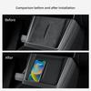 For Tesla Model Y Juniper 2025 Silicone Wireless Charging Pad Central Control Phone Charger Protective Non-slip Pad Accessories