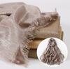 23 Kleuren Effen Lurex Glitter Shimmer Franje Viscose Sjaal Sjaal Dame Hoge Kwaliteit Wikkel Pashmina Stola Bufandas Moslim Hijab Hoed