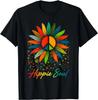 Hippie Seele Lustiges Friedenszeichen Gänseblümchen Blume Hippies Kunstliebhaber Geschenk Unisex T-Shirt