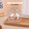 1/5Pcs 350/530ML Cute Cat Rabbit Plastic Bottle Clear Milk Tea Bottle Water Bottle Portable Coffee Drinking Cup Drink Bottles
