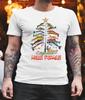 Merry Fishmas Christmas Tree Fish Fishing Funny T-Shirt Gift Unisex All Size Unisex T-Shirt