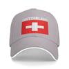 Switzerland Flag  Sun Baseball Cap  Summer Casual Trucker Hat For UnisexTeens Hunting Camping Baseball Caps