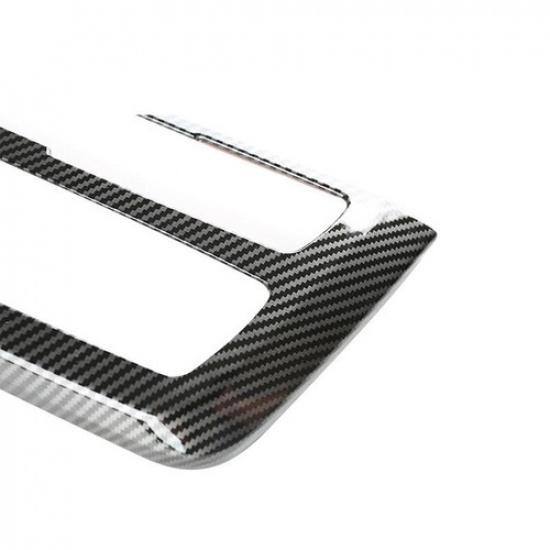 ABS Carbon Fiber Air Condition CD Panel Decor Cover Sticker For BMW 3 4 13-18