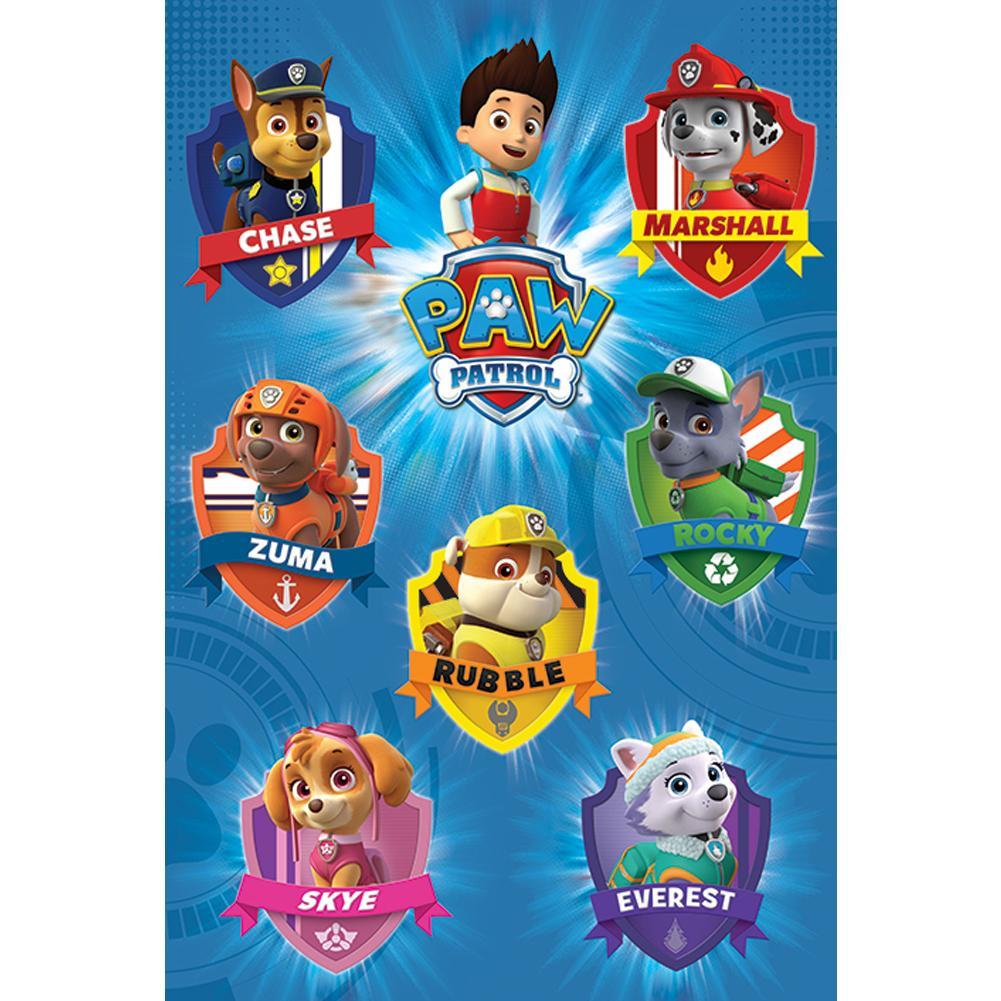 Paw Patrol Crest Poster