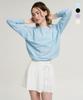 Leijibi [Set] Air Pastel String Women'S Long Sleeve Rash Guard + Wrap Skirt Set (4 Colors)