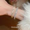 Korean Zircon Flower Bracelet: Elegant & Simple Versatile Bangle for Women