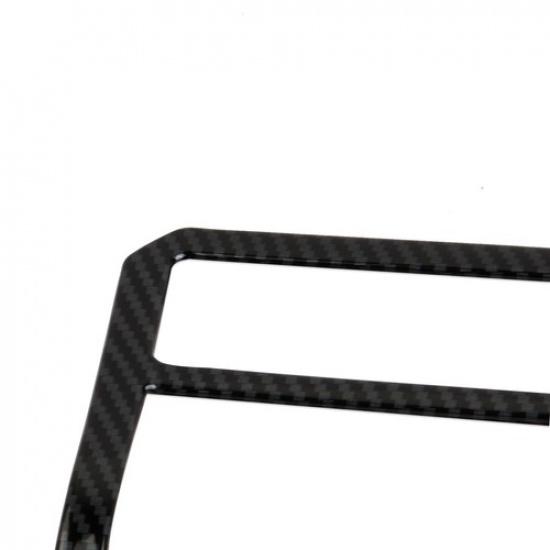 Bandeau de garniture de panneau de commande des phares de console latérale style fibre de carbone pour Toyota Tacoma