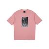 X Union LA Dunk Druck Rundhals T-Shirt Herren Oberteile Rosa CZ1458-695