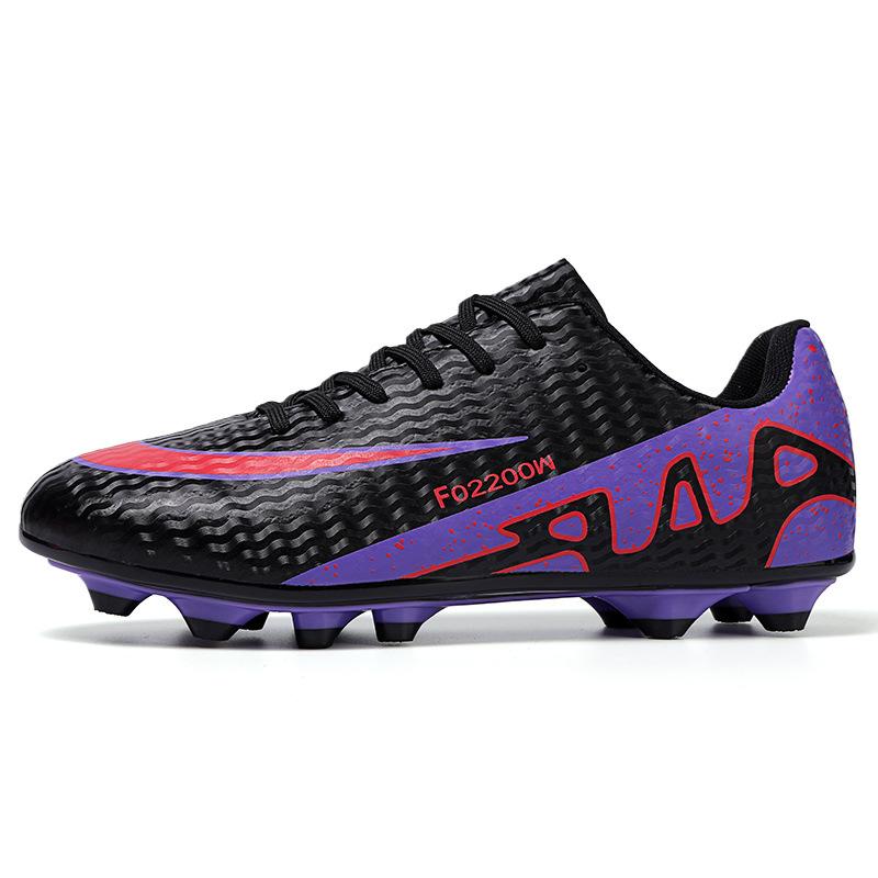 Nouvelles Chaussures de Football Homme Basse Ag Crampons Longs Femme Crampons Brisés Jeunesse Jeu sur Herbe Entraînement Chaussures de Football Professionnelles