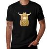 T-shirt Wee Hamish Vache des Highlands Écossaise Och Aye The Moo Style Urbain Décontracté Manches Courtes
