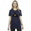 DC Comics Camiseta Boyfriend de Algodão Batman Shadow Paint Feminina/Senhora