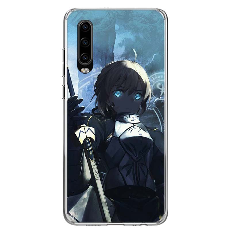Anime Fate Zero Stay Night Saber Cover Phone Case For Huawei P30 P20 P10 P40 P50 Pro Mate 20 40 30 10 Lite Popular Fundas Art
