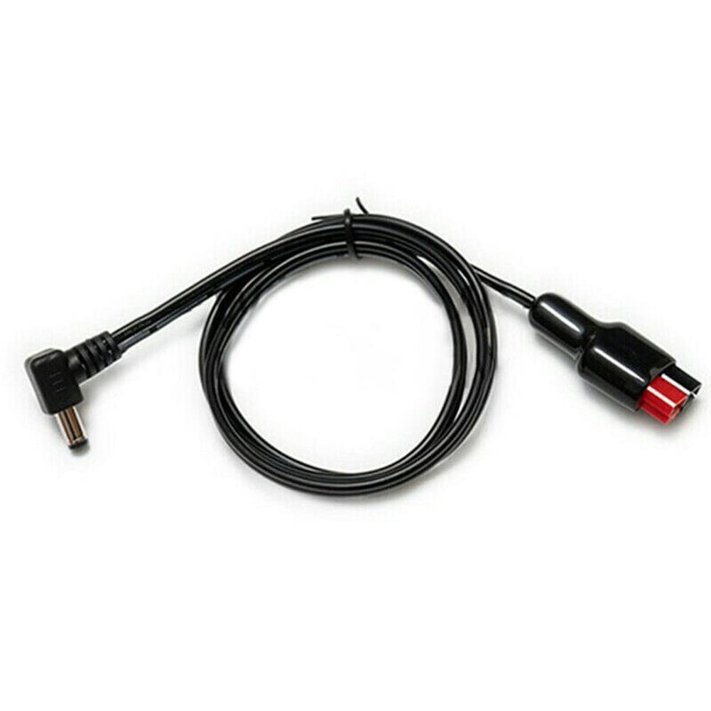 Standard 18AWG Right Angle DC Power Cable Lead Connector for ICOM Walkie Talkie IC-705