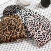 Vintage Wool Hat Leopard-print Knitted Hat Ear Protect Warm Autumn Winter for Boys Girls Xmas Halloween New Year Party