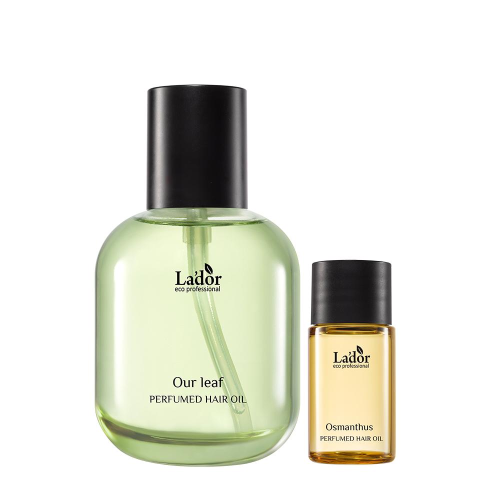 Lador BTS JIMIN Pick Perfume Hair Oil Set (80ml + 10ml Mini) - [K-BEAUTY] Niche Scent & Silk Care