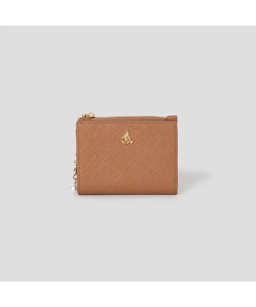 Beanpole Accessory Lucy Zipper Foldable Wallet - Brick