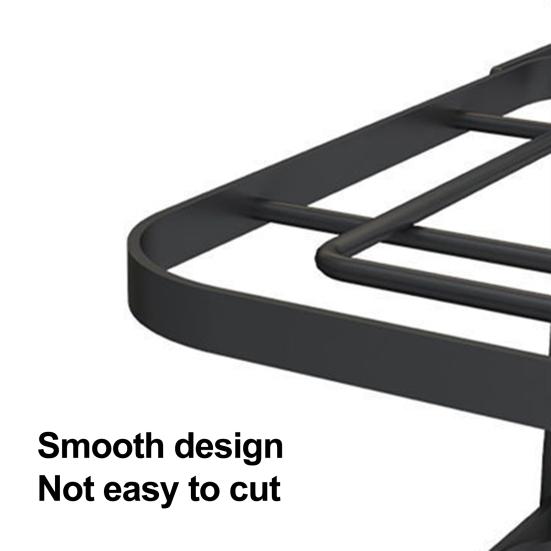 Support de Rangement pour Casseroles Multi-Couches Forte Portance Conception Creuse Réglable Placard Sous-Évier Support à Casseroles Support pour Ustensiles de Cuisine