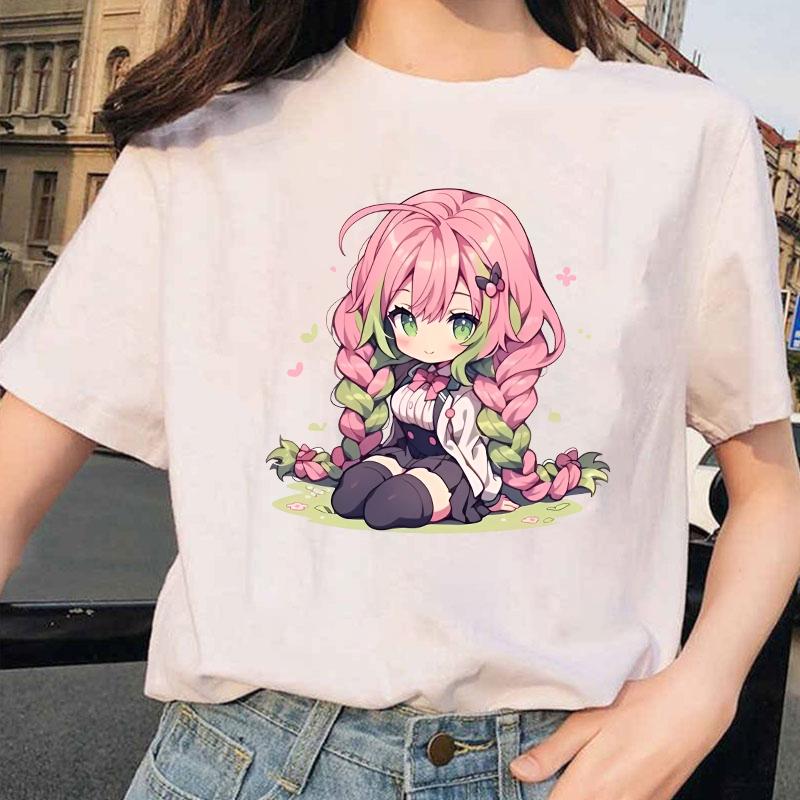 Maglietta Grafica Anime Calda Stampa 3d Moda Donna Magliette Y2k Magliette a Maniche Corte Magliette Carine Estive Top Taglie Forti
