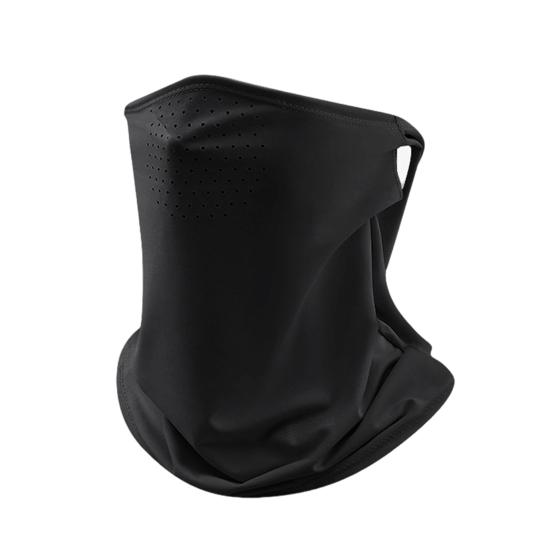 Sun Protection Guard Quick-Dry Fabric Ice Silk Face Guard with Breathable Mesh Cooling Fabric Extended Neck Gaiter Anti-UV Face Guard