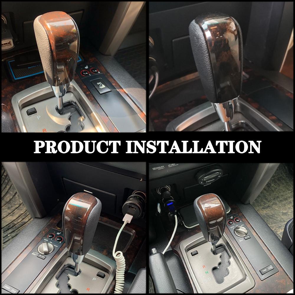 Automatic Car Gearbox Handles Gear Shift Knob Stick Lever Head for Toyota Land Cruiser 200 FJ20 2008-2017 Car