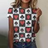 T-shirt à carreaux pour femmes Imprimé Mode Col O Manches Courtes T-shirts Hauts T-shirt Décontracté Quotidien Ample pour Femmes Vêtements Y2k