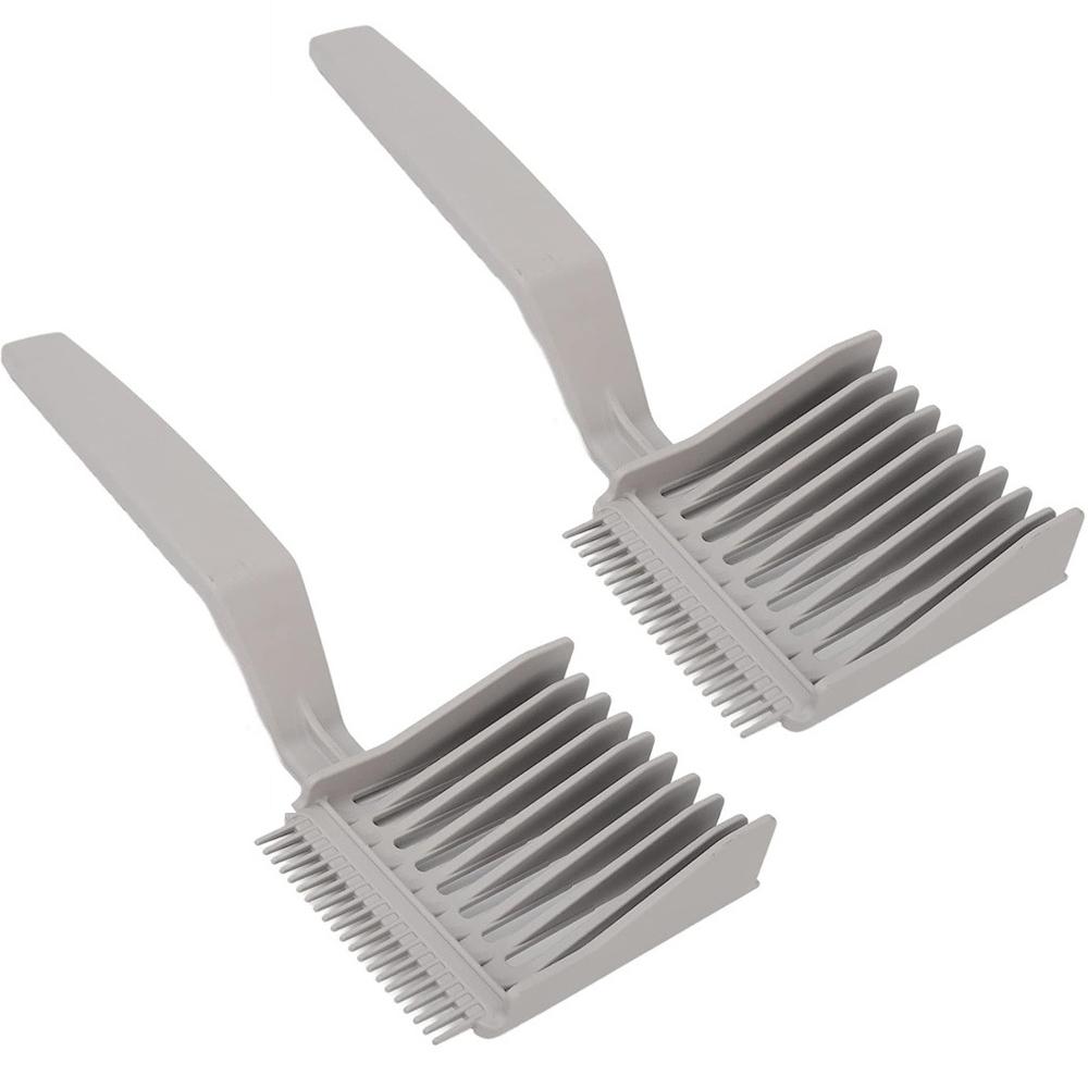 2pcs Barber Fade Combs Professional Hair Cutting Comb for Travel Home Hair Salon