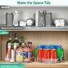 Turntable for Cabinet, Refrigerator Organizer for Pantry Organizers and Storage, Non-Skid Fridge Organizer