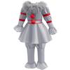 Fantasia Cosplay Joker Infantil Horror Manga Bufante Gola de Tule Calças Halloween Natal