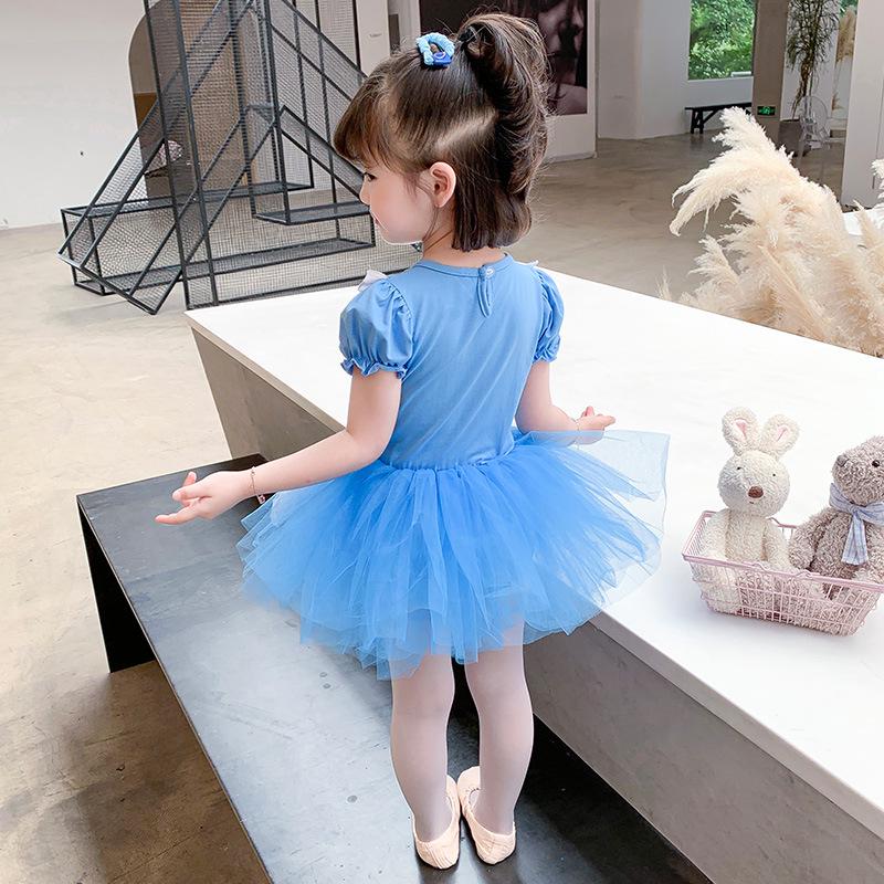 Fairy Tale Princess Dress: Alice Bell Puff Tulle Skirt Ballet Costume for Girls - Summer Leotard Dance Outfit