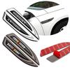 2Pcs Metal Car Side Fender Bumper Strip Protective Sticker for Lancer 10 Xpander Pajero Montero V73 Triton Evolution SX6