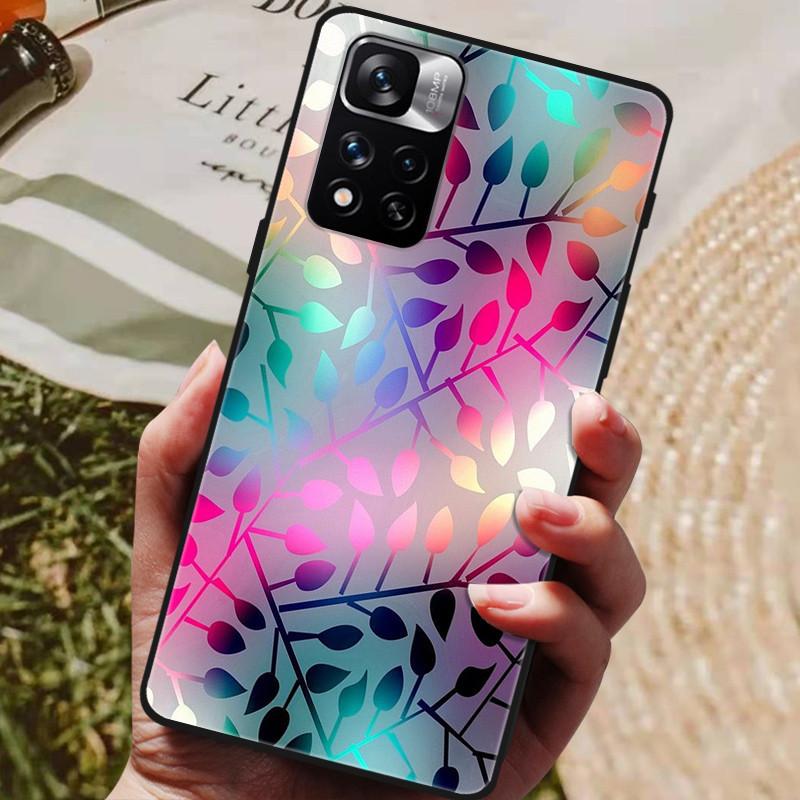 Para Xiaomi Redmi Note 11 Pro Plus 5G Capa Capa Traseira de Silicone Macio para Telefone Para Xiaomi Redmi Note11 Pro + Plus Coque Fundas bumper