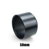 Black Lens Hood Metal Protective Shield for Canon/Nikon 40.5/43/46/49/52/55/58/62/67/72mm