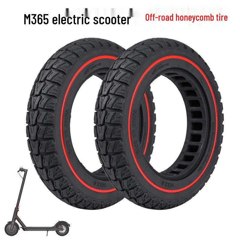 M365 Electric Scooter Off-Road Honeycomb 10x2.0" Explosion-Proof Tire