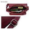 Elegant Women's Casual Shoulderbag Soft Pu Leather Handbag With Magnetic Closure