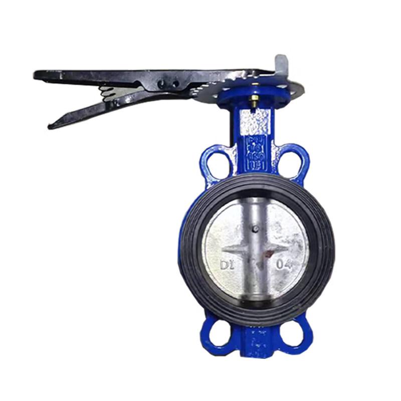 DN100 Hand-Operated Wafer Butterfly Valve
