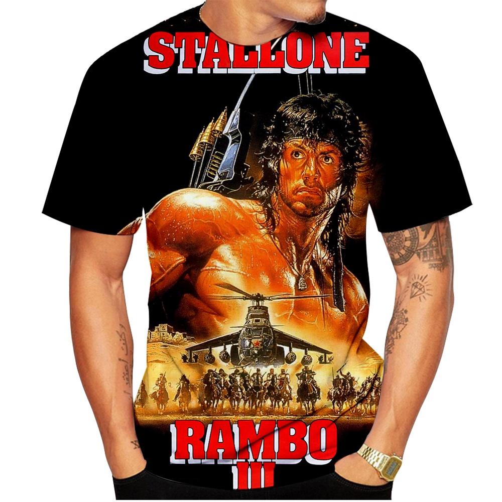 Summer Popular Hot Blooded Personality Classic Movie 3D Printed Casual T-shirt Round Neck Unisex Comfortable T-shirt