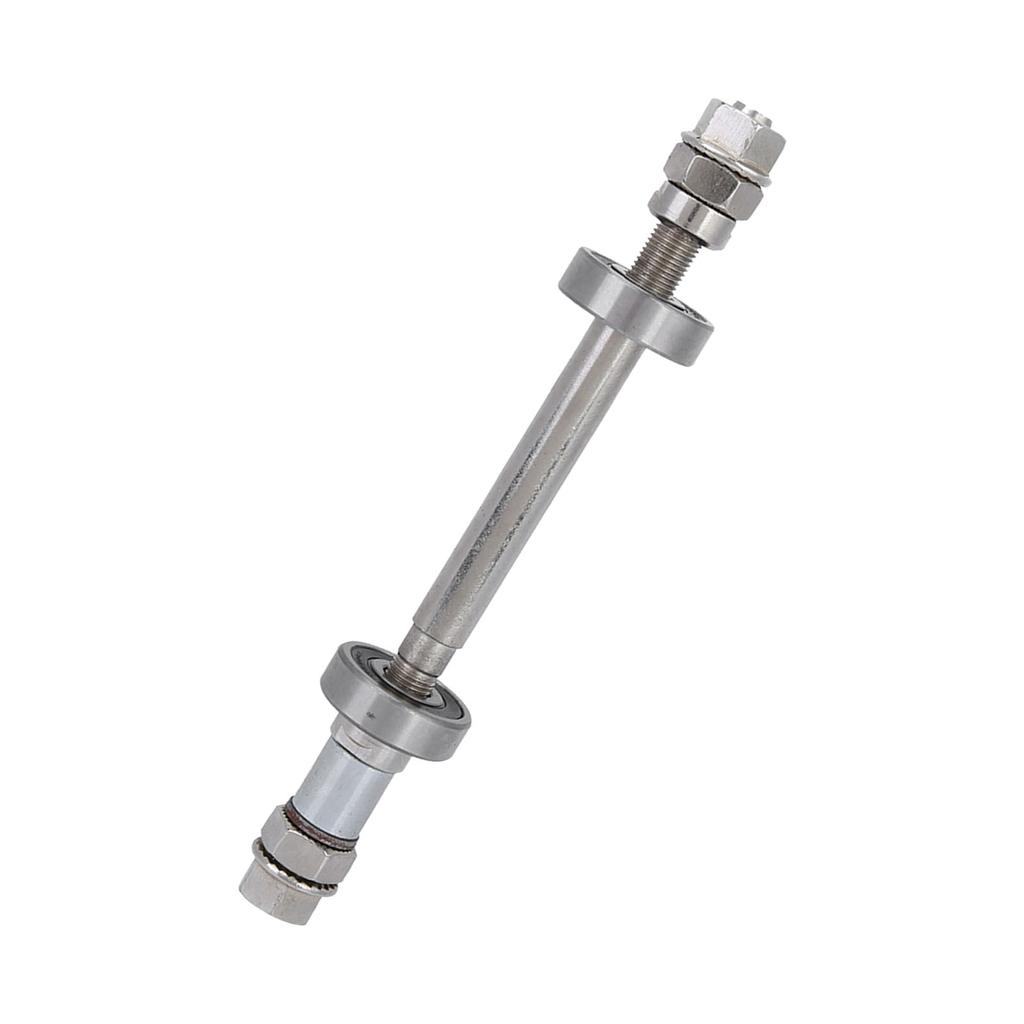 Durable Metal Bicycle Wheel Hub Axle Front Rear Solid Shaft Lever Bike Repair Tool(Rear)