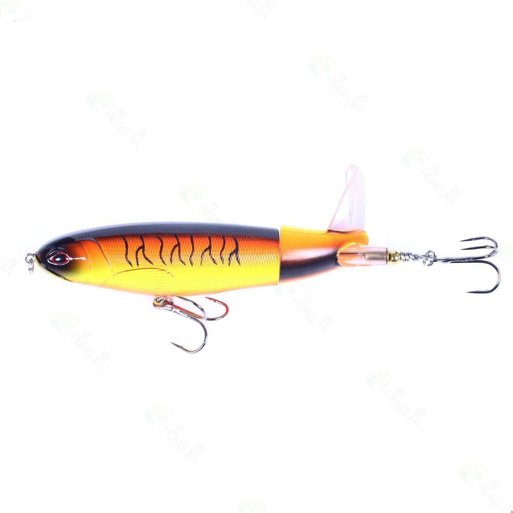 1 Pcs 11cm/14cm Bait Propeller Water Surface Tractor Rapid Vibration Pencil Plastic Hard Bait Simulation Bait Fishing Gear