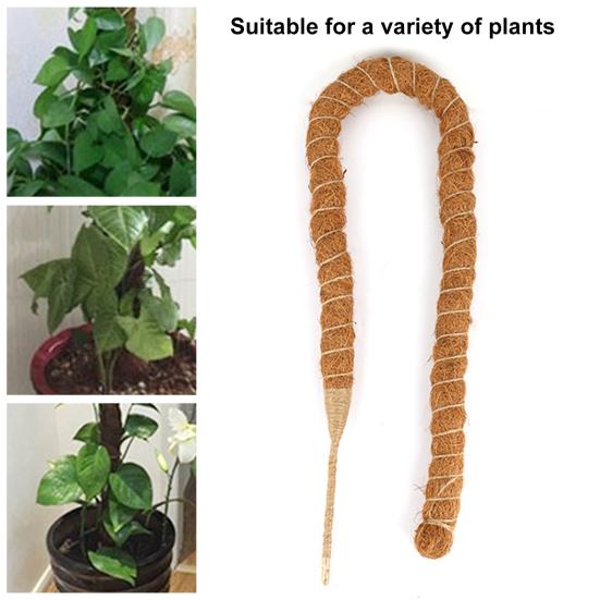 Plant Climbing Stick Bendable Handmade Breathable Non-shedding Firm Plant Growth DIY Moss Pole Plant Support Stake Garden Supplies