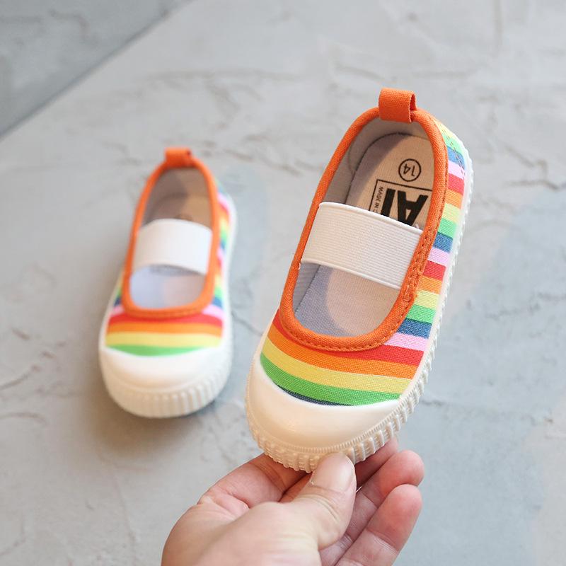 Tenis Kid Shoe Autumn New Cartoon Girls Shoe Child Canvas Shoe Soft Soled Baby Shoe Cute Allmatch Boy Sneakers Zapatillas Niño