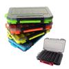 Fishing Tackle Box 14 Compartments Fishing Accessories Lure Hook Storage Case Double Sided Fishing Tool Organizer Boxes