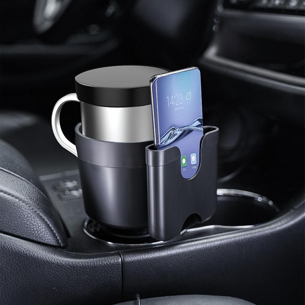 Car Cup Holder Phone Mount Non-Slip Cup Holder Automotive Cup Holders With Rotating Adjustable Base Insert Extender For Secure
