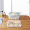 Cutie de depozitare pentru bucătărie Organizator pentru frigider Recipiente transparente pentru alimente Tavă pentru găluște Fructe Legume Carne Tort