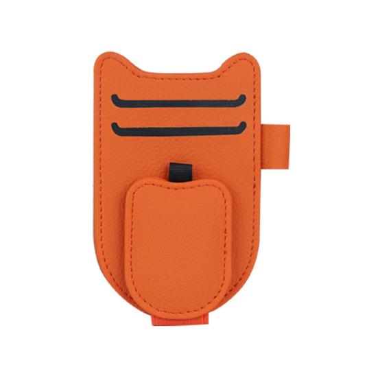 Universal-Visierclip, multifunktionaler Auto-Organizer für Sonnenbrillen und Karten, magnetischer Kunstlederhalter für die meisten Fahrzeuge