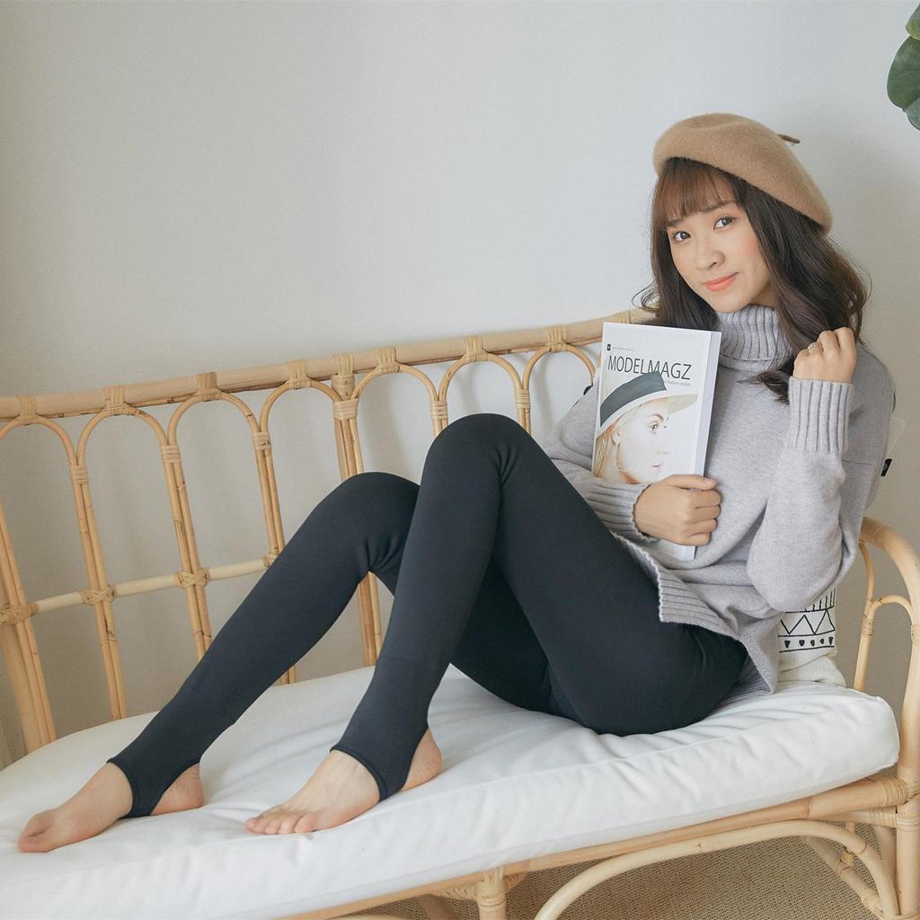 Light Leg Autumn and Winter Gods Skin Color Plus Velvet One Piece Pants Thin Female Pantyhose Outer Wear Thickening Warm Bottoming Pants