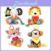 Educational And Engaging Plush Toy With Teether Rattle Ring And Crinkle Details For Infants