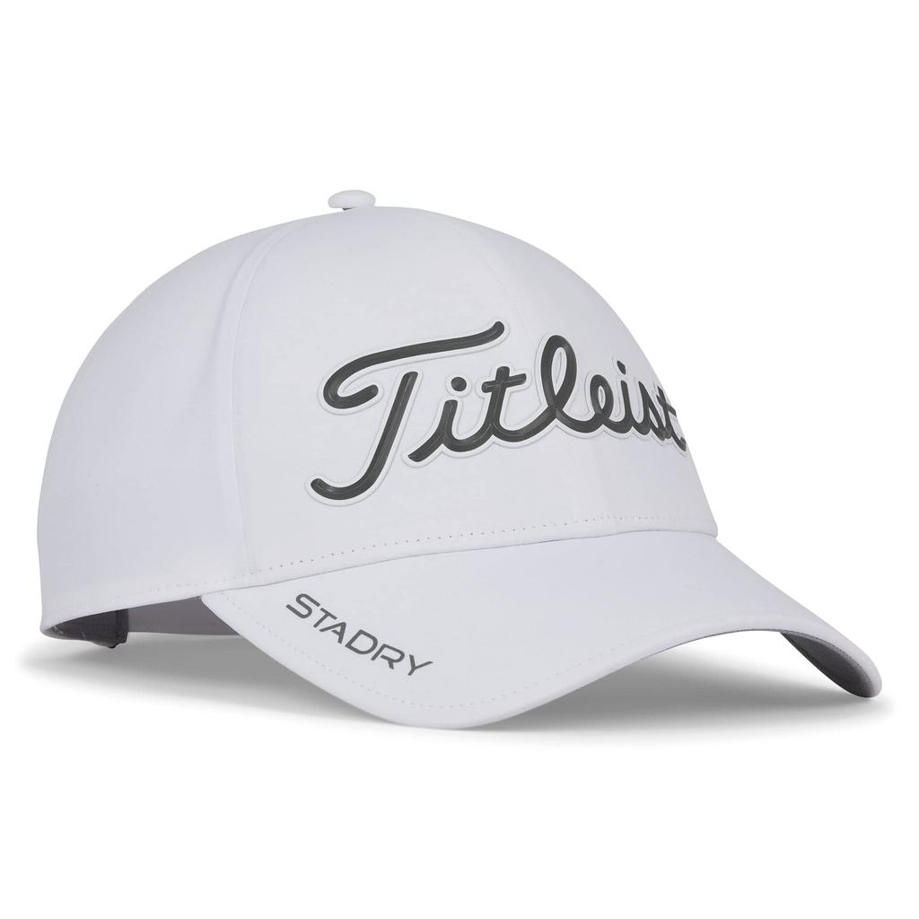 Titleist Players Stay Dry Rain Cap White X Charcoal TH23APSA-10C