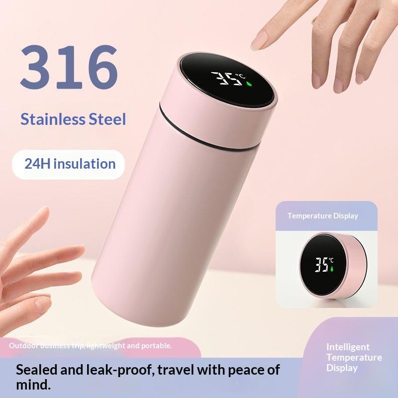 200Ml Smart Thermos Water Bottle Intelligent Temperature Display Stainless Steel Vacuum Flasks Thermoses With Filter