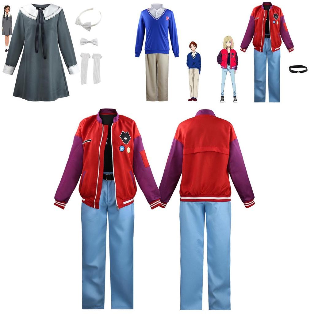 Stunning Wonder Egg Priority Kawai Rika Sawaki Momoe Neiru Aonuma Cosplay Costume